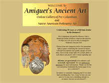 Tablet Screenshot of amiguetancientart.com